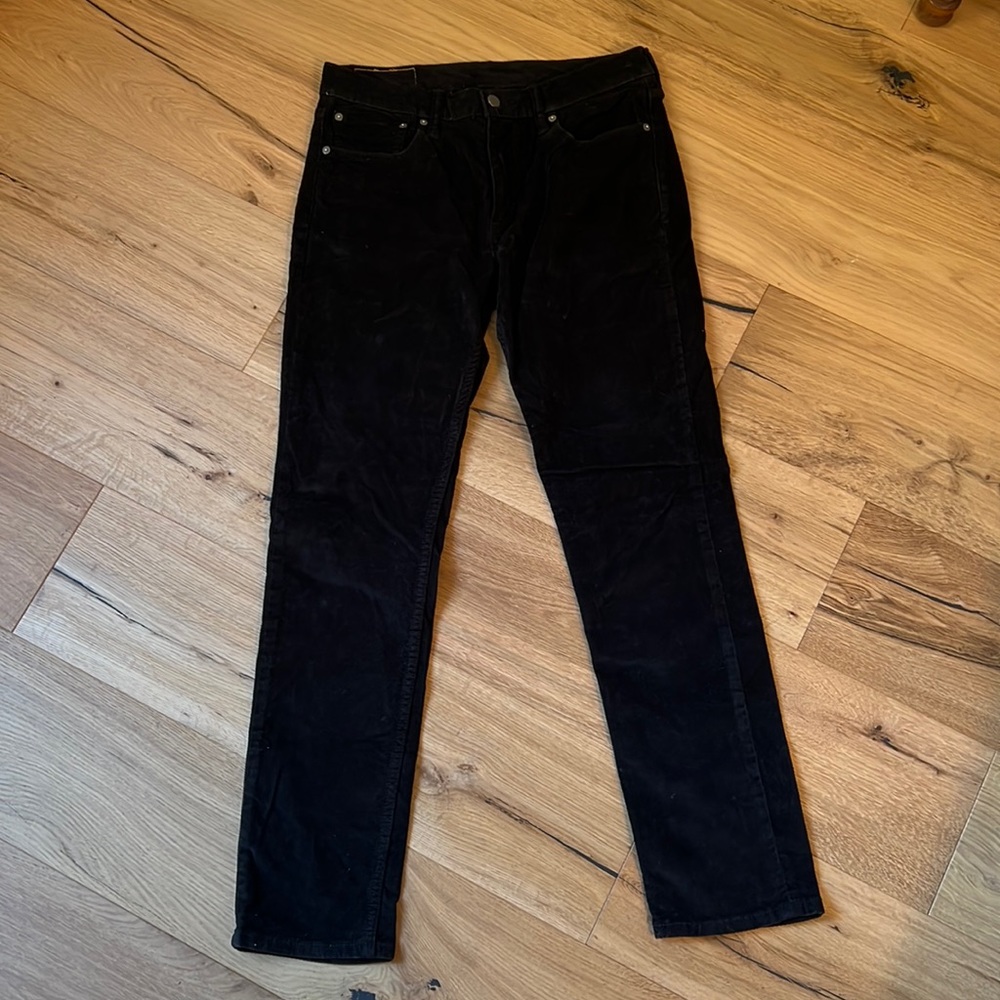 Levi’s black corduroys. 32x33.